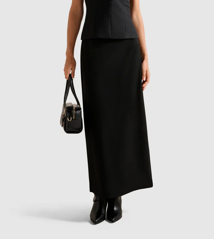 فورايفر نيو DREW Solid Maxi Skirt